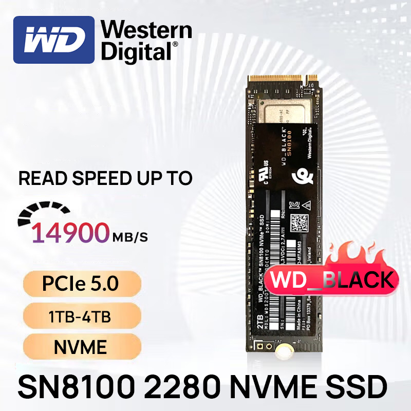 Nvme Pcie 5.0 Ssd 4Tb - 웨스턴 디지털 PCIe 5.0 신형 SSD