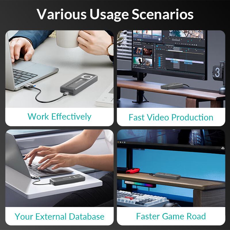 Yottamaster NVMe SSD 인클로저, C 타 - Usb4 40Gbps External Ssd 8Tb 리뷰 및 가격