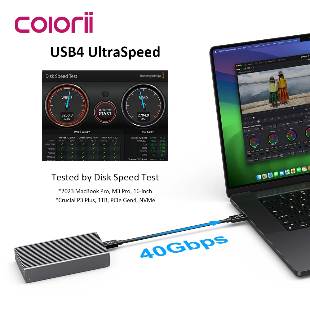 40Gbps USB4 M.2 NVMe SSD 외장 케이 - Usb4 40Gbps External Ssd 8Tb 리뷰 및 가격