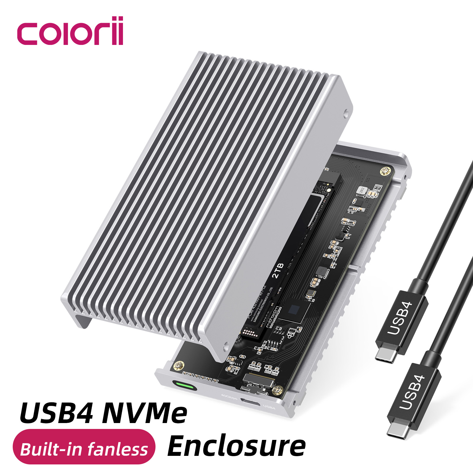 팬리스 40Gbps USB4 썬더볼트 외장 SSD 케이 - Usb4 40Gbps External Ssd 8Tb 리뷰 및 가격