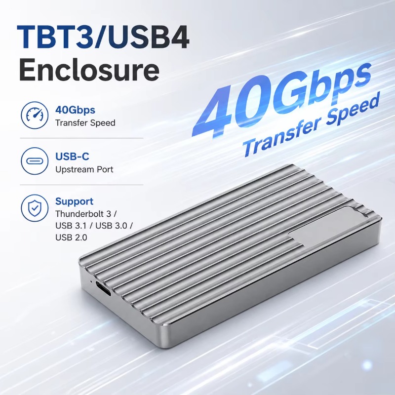 알루미늄 M.2 NVMe SSD 케이스 USB-C TB - Usb4 40Gbps External Ssd 8Tb 리뷰 및 가격